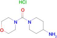 (4-Aminopiperidin-1-yl)(morpholino)methanone hydrochloride