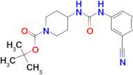 tert-Butyl 4-[3-(3-cyanophenyl)ureido]piperidine-1-carboxylate