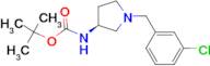 (S)-tert-Butyl 1-(3-chlorobenzyl)pyrrolidin-3-ylcarbamate