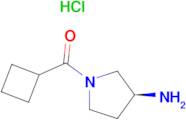 (S)-(3-Aminopyrrolidin-1-yl)(cyclobutyl)methanone hydrochloride