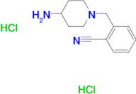 2-[(4-Aminopiperidin-1-yl)methyl]benzonitrile dihydrochloride