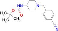 tert-Butyl 1-(4-cyanobenzyl)piperidin-4-ylcarbamate