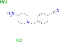 4-[(4-Aminopiperidin-1-yl)methyl]benzonitrile dihydrochloride