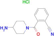 2-(4-Aminopiperidine-1-carbonyl)benzonitrile hydrochloride