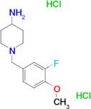 1-(3-Fluoro-4-methoxybenzyl)piperidin-4-amine dihydrochloride