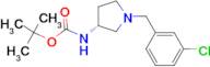 (R)-tert-Butyl 1-(3-chlorobenzyl)pyrrolidin-3-ylcarbamate