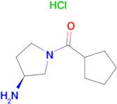 (S)-(3-Aminopyrrolidin-1-yl)(cyclopentyl)methanone hydrochloride