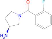 (S)-(3-Aminopyrrolidin-1-yl)(2-fluorophenyl)methanone