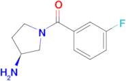 (S)-(3-Aminopyrrolidin-1-yl)(3-fluorophenyl)methanone