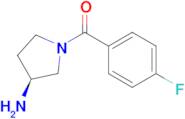 (S)-(3-Aminopyrrolidin-1-yl)(4-fluorophenyl)methanone