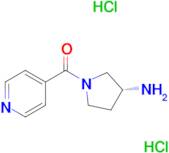 (R)-(3-Aminopyrrolidin-1-yl)(pyridin-4-yl)methanone dihydrochloride