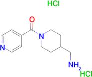 [4-(Aminomethyl)piperidin-1-yl](pyridin-4-yl)methanone dihydrochloride