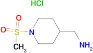 [1-(Methylsulfonyl)piperidin-4-yl]methanamine hydrochloride