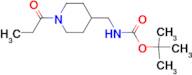 tert-Butyl [(1-propionylpiperidin-4-yl)methyl]carbamate