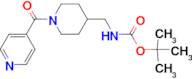 tert-Butyl [(1-isonicotinoylpiperidin-4-yl)methyl]carbamate