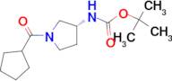 (R)-tert-Butyl 1-(cyclopentanecarbonyl)pyrrolidin-3-ylcarbamate