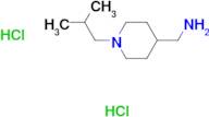 (1-Isobutylpiperidin-4-yl)methanamine dihydrochloride