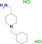 [1-(Cyclohexylmethyl)piperidin-4-yl]methanamine dihydrochloride