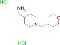 1-[(Tetrahydro-2H-pyran-4-yl)methyl]piperidin-4-ylmethanamine dihydrochloride