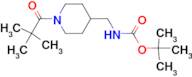 tert-Butyl [(1-pivaloylpiperidin-4-yl)methyl]carbamate