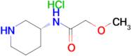 (R)-2-Methoxy-N-(piperidin-3-yl)acetamide hydrochloride