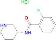 (R)-2-Fluoro-N-(piperidin-3-yl)benzamidehydrochloride