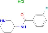 (R)-3-Fluoro-N-(piperidin-3-yl)benzamidehydrochloride