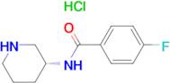 (R)-4-Fluoro-N-(piperidin-3-yl)benzamidehydrochloride