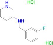 (R)-N-(3-Fluorobenzyl)piperidin-3-aminedihydrochloride