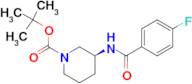 (S)-tert-Butyl 3-[(4-fluorobenzene)carbonylamino]piperidine-1-carboxylate