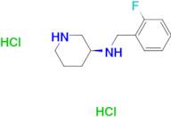 (S)-N-[(2-Fluorophenyl)methyl]piperidin-3-amine dihydrochloride