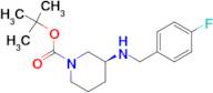 (S)-tert-Butyl 3-[(4-fluorophenyl)methyl]aminopiperidine-1-carboxylate