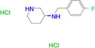 (S)-N-(4-fluorobenzyl)piperidin-3-aminedihydrochloride