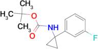 tert-Butyl N-[1-(3-fluorophenyl)cyclopropyl]carbamate