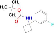 tert-Butyl N-[1-(3-fluorophenyl)cyclobutyl]carbamate