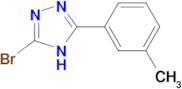 3-Bromo-5-(3-methylphenyl)-1H-1,2,4-triazole