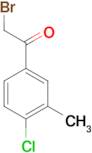 2-Bromo-1-(4-chloro-3-methylphenyl)ethanone