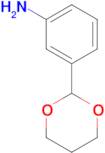 3-(1,3-Dioxan-2-yl)aniline
