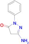 5-Amino-2-phenyl-2,4-dihydro-3H-pyrazol-3-one