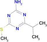 4-Isopropyl-6-(methylthio)-1,3,5-triazin-2-amine