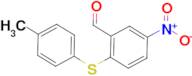 2-[(4-Methylphenyl)thio]-5-nitrobenzaldehyde