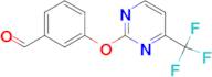 3-{[4-(Trifluoromethyl)pyrimidin-2-yl]oxy}benzaldehyde