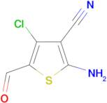 2-Amino-4-chloro-5-formylthiophene-3-carbonitrile
