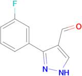 3-(3-Fluorophenyl)-1H-pyrazole-4-carbaldehyde