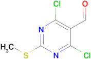 4,6-Dichloro-2-(methylthio)pyrimidine-5-carbaldehyde