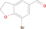 7-Bromo-2,3-dihydro-1-benzofuran-5-carbaldehyde