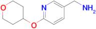 [6-(Tetrahydro-2H-pyran-4-yloxy)pyridin-3-yl]methylamine