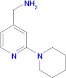 (2-Piperidin-1-ylpyridin-4-yl)methylamine