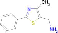 (4-Methyl-2-phenyl-1,3-thiazol-5-yl)methylamine