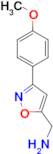 [3-(4-Methoxyphenyl)isoxazol-5-yl]methylamine